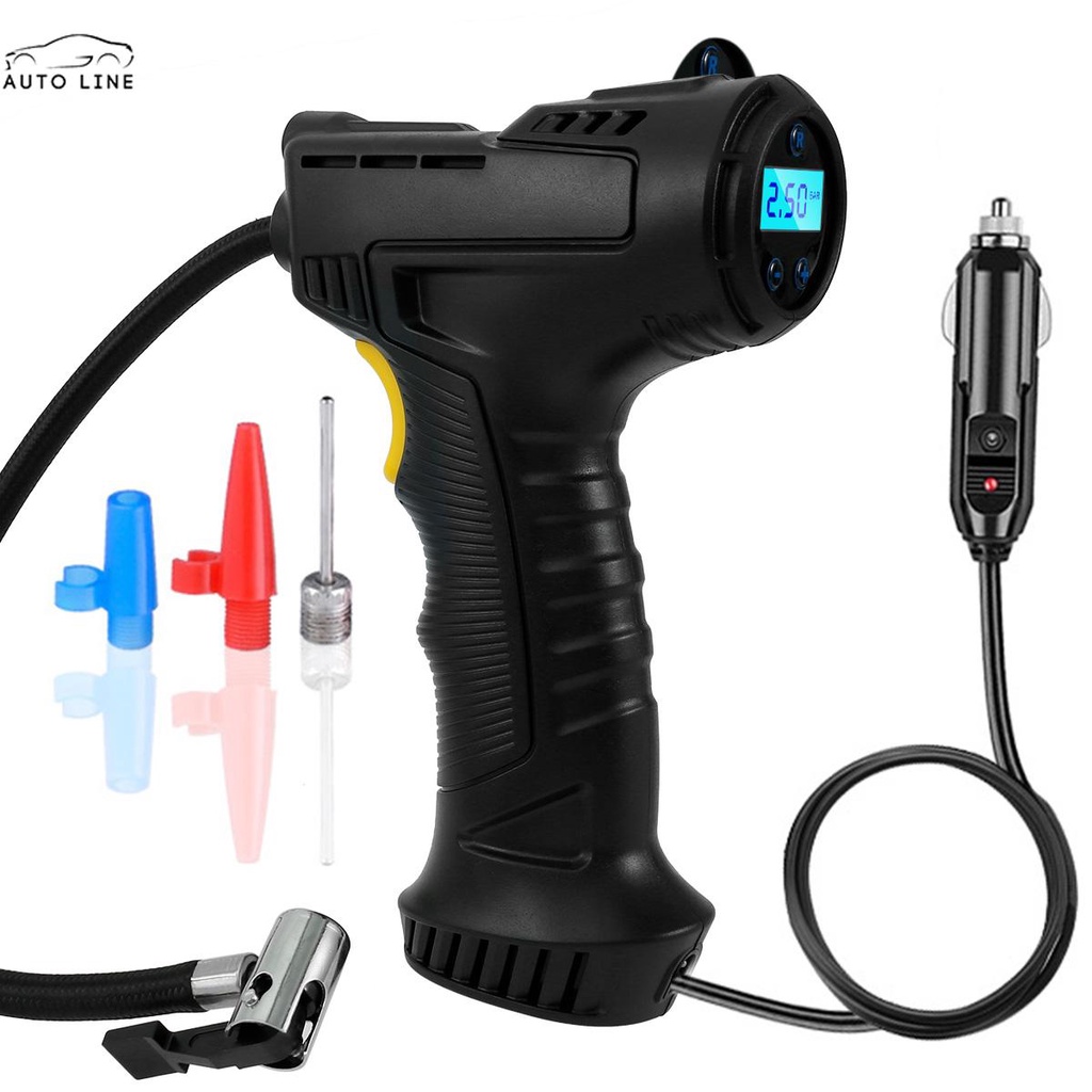 Máy Bơm Hơi Bánh Xe Hơi 120W SHOPCYC8111