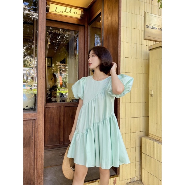 Đầm babydoll bèo xéo nhiều tầng MIEU - HN25