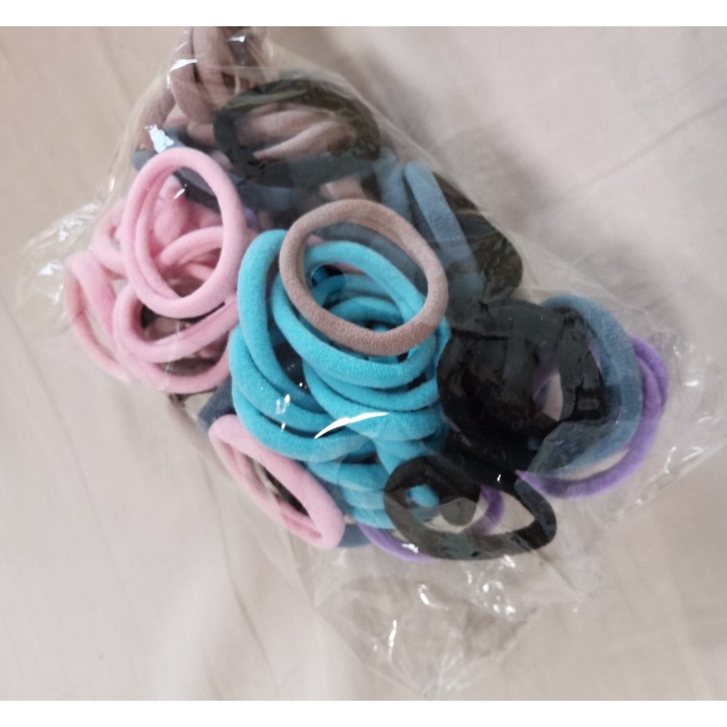 Set 3 dây buộc tóc nữ đàn hồi co giãn nhiều màu sắc giá rẻ MEOW STORE DBT02