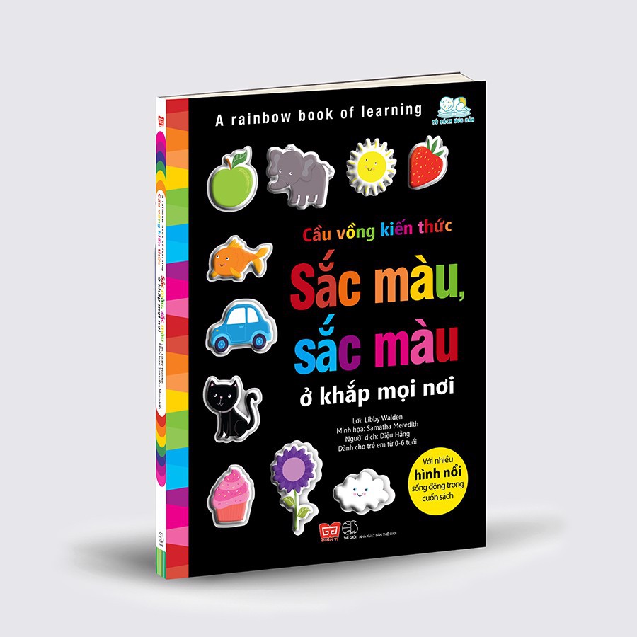 Sách Cầu vồng kiến thức - Sắc màu, sắc màu ở khắp mọi nơi - A rainbow book of learning