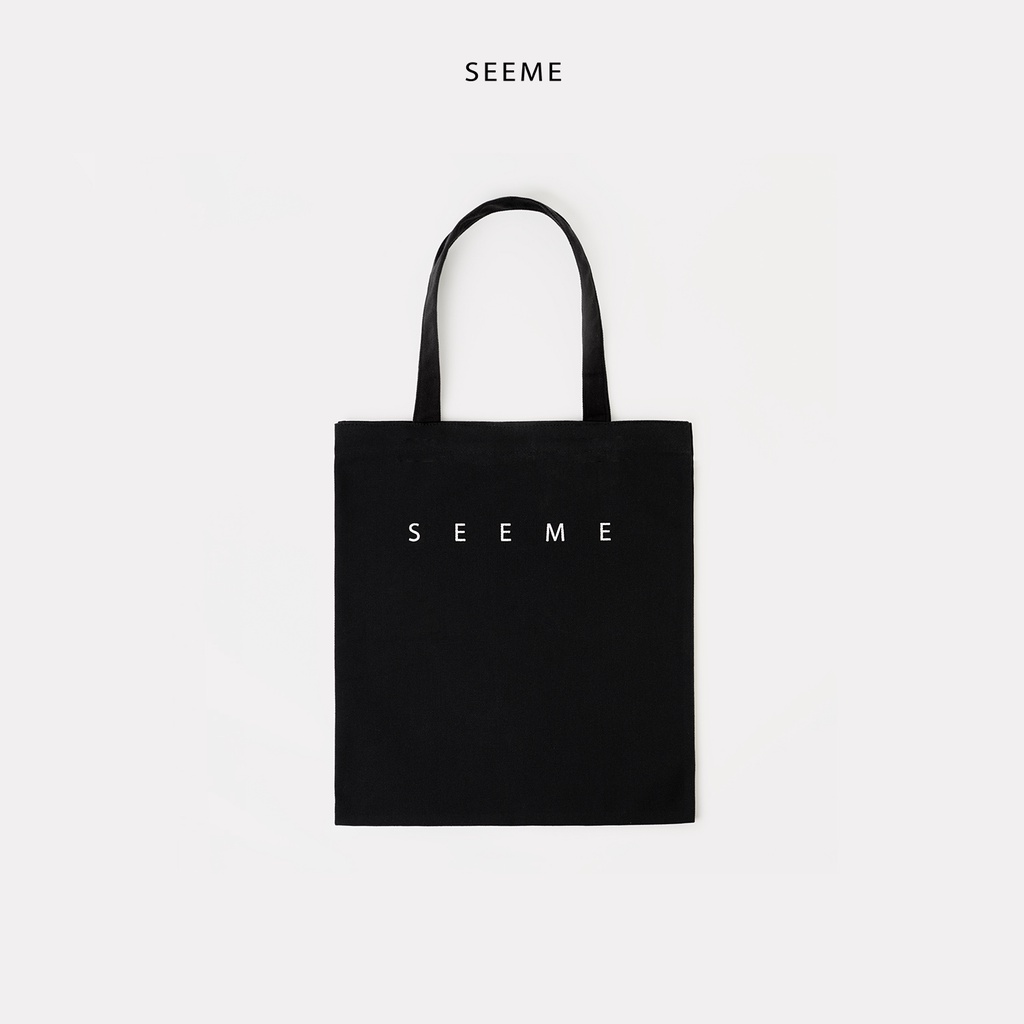 Túi canvas tote SEEME đựng vừa A4 và laptop