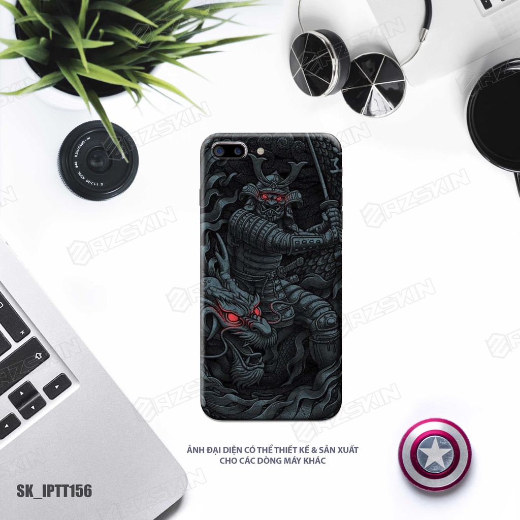 Miếng Dán Skin Samurai Độc Lạ Dành Cho IPhone 7/14 Pro Max |SK_IPHTT156| Chất Liệu Nhập Khẩu, Khuôn CNC Cắt Sẵn, Dễ Dán