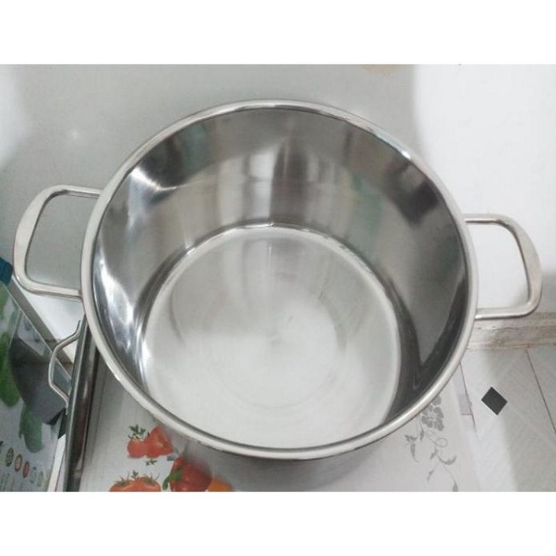 Nồi luộc gà size 26, 28,30cm FIVE STAR vung inox