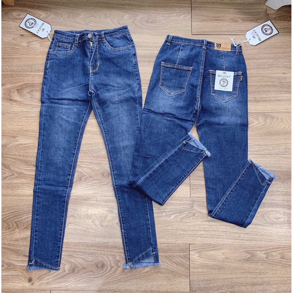 QUẦN JEANS NỮ LƯNG CAO XỊN