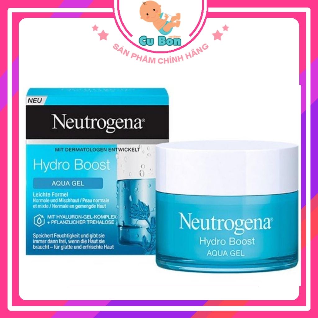 Kem Dưỡng Ẩm Neutrogena Hydro Boost Aqua dành cho da thường và da hỗn hợp 50ml cuả Đức