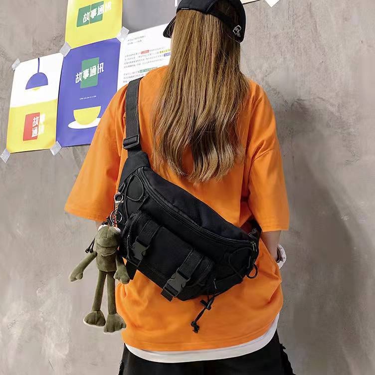 Túi Đeo Chéo Canvas Phong Cách HipHop Siêu Ngầu Thời Trang Unisex | BigBuy360 - bigbuy360.vn