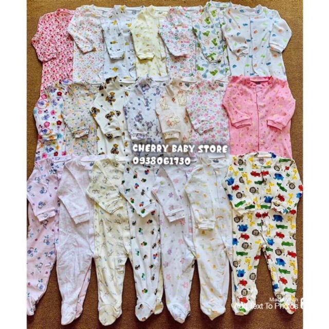 SET 3 BODY LIỀN TẤT GEOGRE (body sleepsuit)