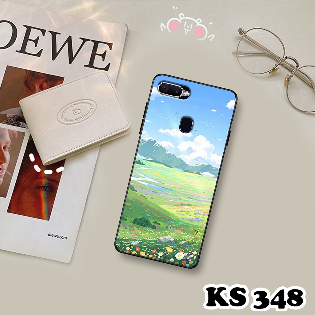 Ốp lưng Oppo F5 - Oppo F5 Youth - Ốp in hình Cánh đồng hoa - Chất liệu TPU siêu bền