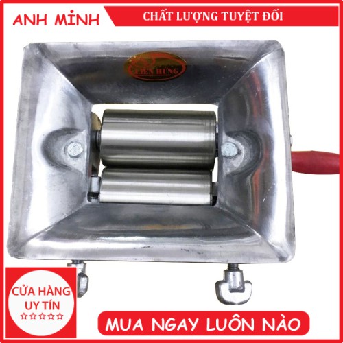 Máy cán khô mực - máy làm mềm mực nướng bằng Inox dễ dàng sử dụng