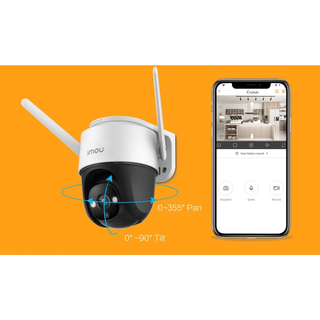 Camera Wifi IMOU IP Không Dây Thông Minh Full HD IPC-S22FP có màu ban đêm