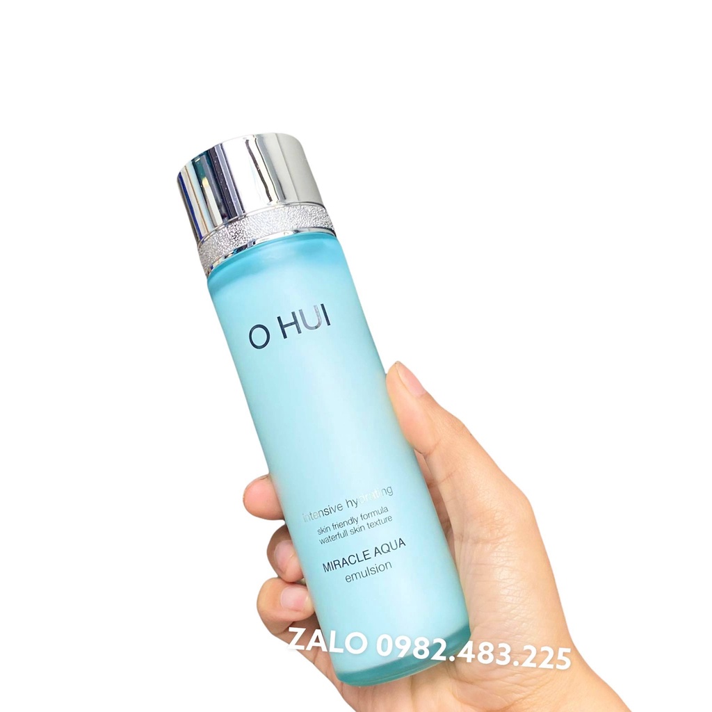 [TÁCH SÉT] SỮA DƯỠNG CHO DA DẦU NHỜN, CẤP NƯỚC, SE KHÍT LỖ CHÂN LÔNG OHUI AQUA 130ML