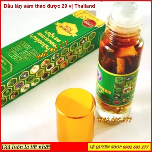 Dầu thảo dược 29 vị Thái Lan 8ml-Ống hít Thái Lan Xanh dương
