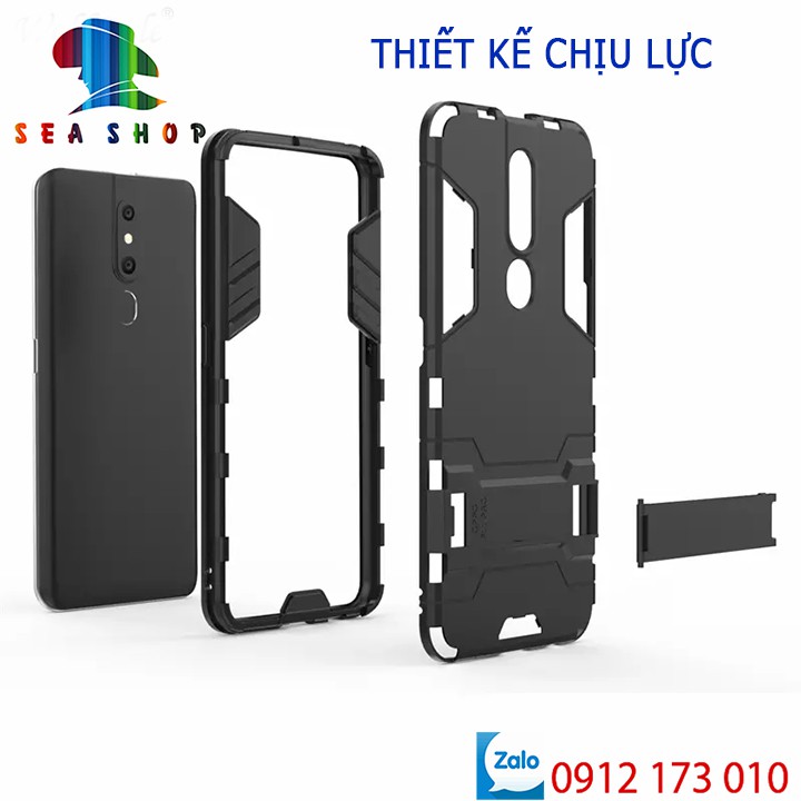 Ốp lưng OPPO F11 Pro chống sốc - Siêu bền - Ốp lưng thiết kế chân chống đứng xem phim