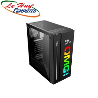 [Mã 99ELHA giảm 7% đơn 300K] Vỏ máy tính VSP OMG-II Đen Led Gaming