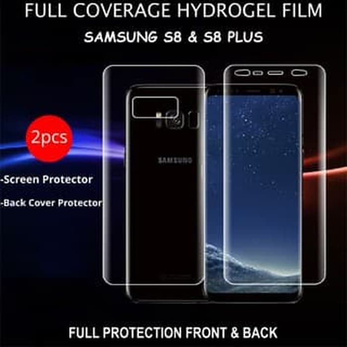 Miếng Dán Cường Lực Mặt Trước Sau Chống Trầy Cho Samsung S8