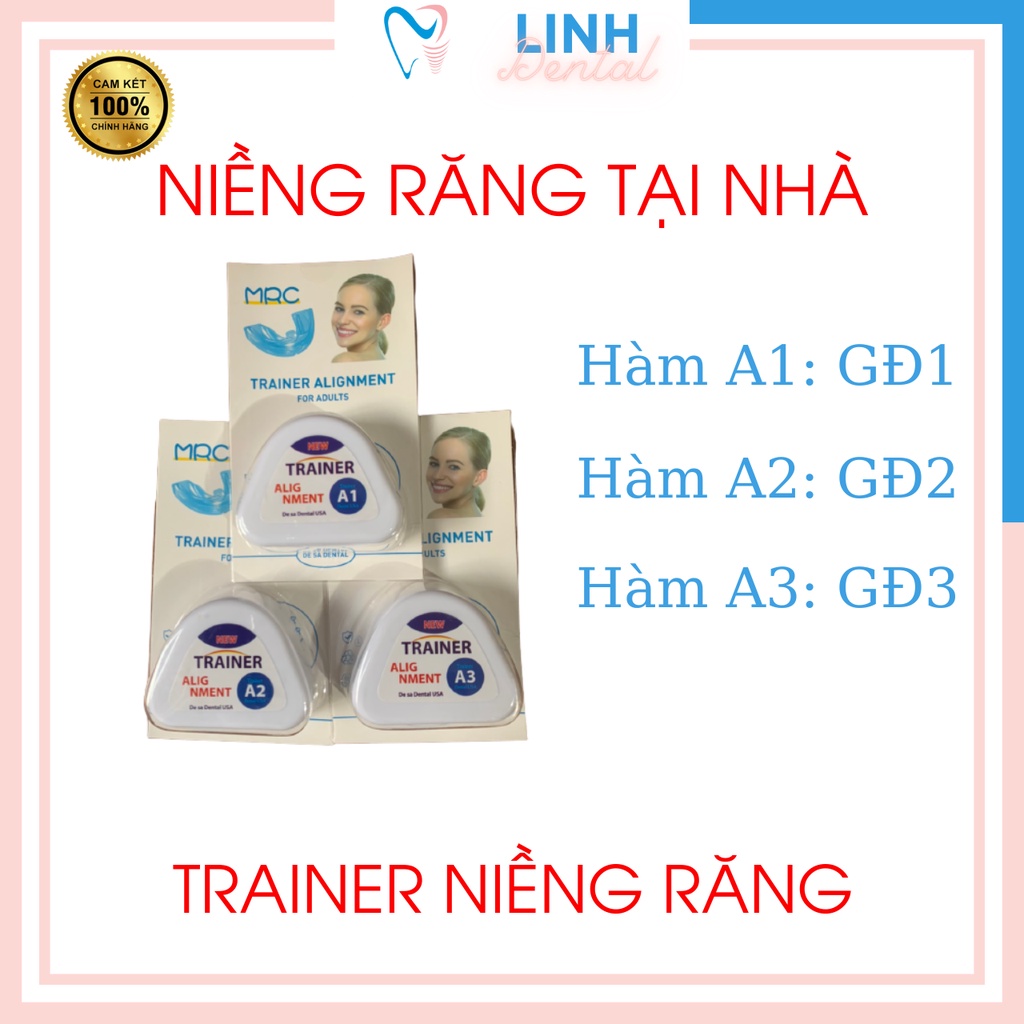 Niềng Răng Tại Nhà Silicon Trong Suốt Trainer Chỉnh Nha Hàng Chính Hãng