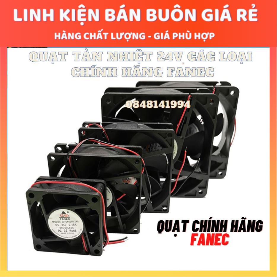 Quạt Tản Nhiệt 24V 4x4 6x6, 8x8, 12x12CM