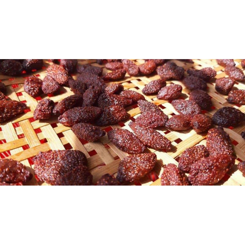 hủ PET- 250gr dâu tây sấy dẻo Đà Lạt