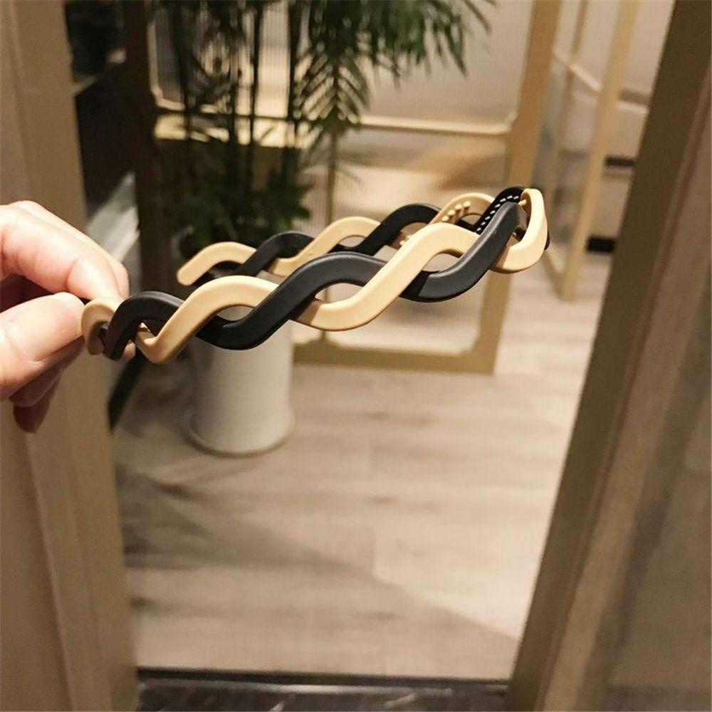 ZAIJIE24 Băng Đô Cài Tóc Phong Cách Vintage Đơn Giản Cho Nữ Mờ / Matte