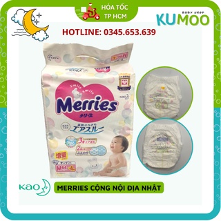 Tã bỉm dán/ quần merries cộng miếng nội địa nhật đủ size nb96/s88/m64/l54/xl44/l50/xl38