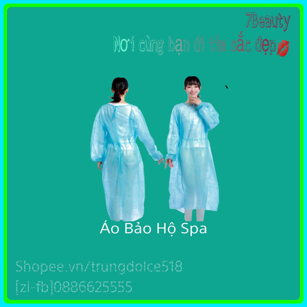 Áo Bảo Hộ Y Tế Dùng Trong Phun Xăm,Spa