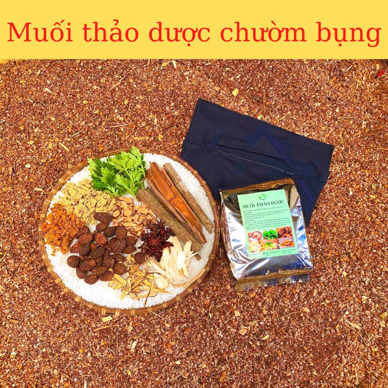 1kg Muối thảo dược chườm bụng giảm eo sau sinh