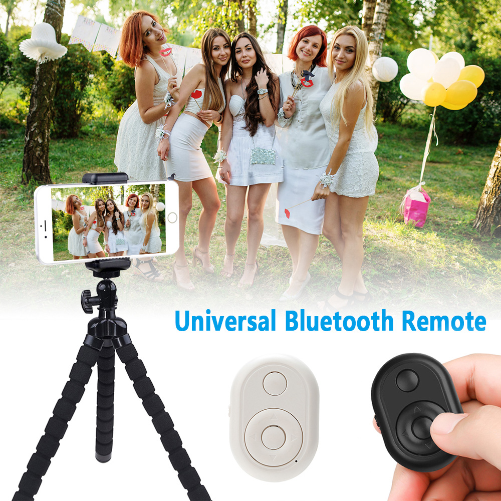 Wireless Controller Bluetooth Remote Control Self-Timer Camera Stick Shutter Release Bluetooth Triggers Button for IOS Android Selfie Accessories