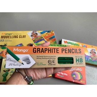 Bút chì gỗ HB có GÔM - 12 cây