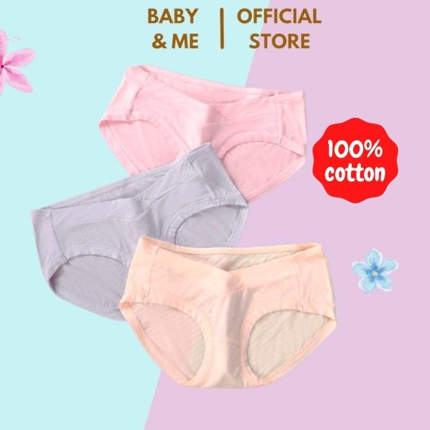 Quần Bầu Cạp Chéo Thông Hơi Kháng Khuẩn 100% cotton