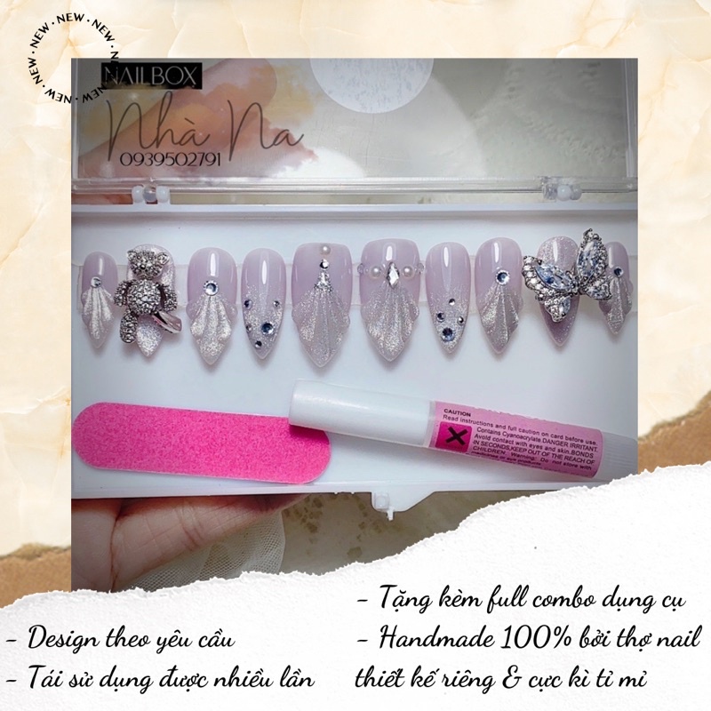 Móng úp thiết kế nailbox (Theo Yêu Cầu)