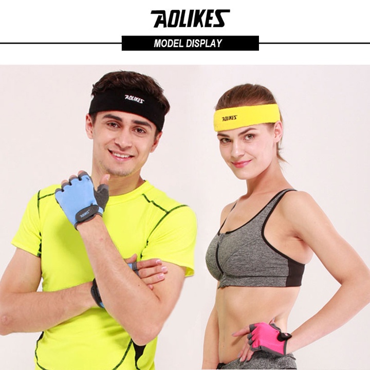 Băng đô thể thao thấm hút mố hôi trán Aolikes DR2