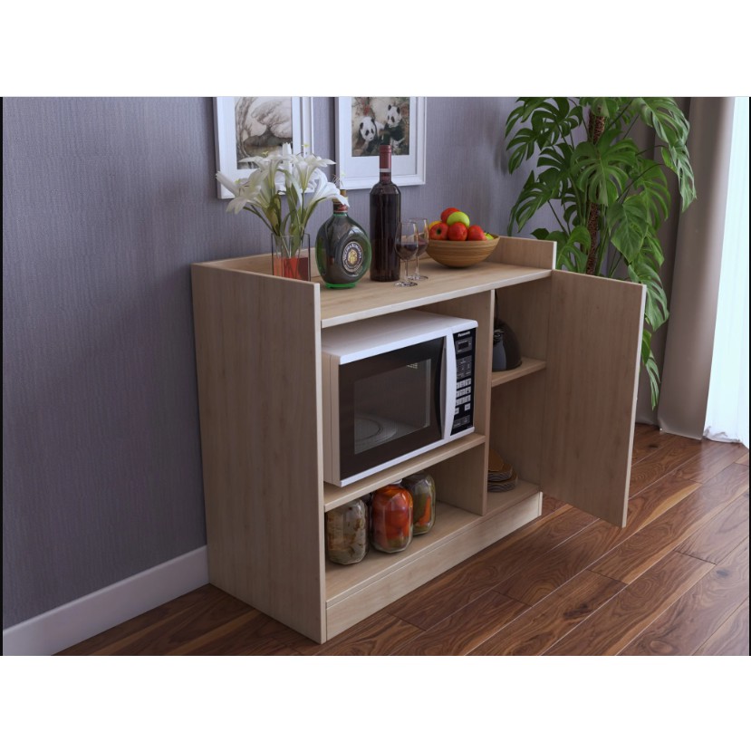 [ SALE CỰC RẺ ] Tủ Nhà Bếp Gỗ 1 Cánh màu Vân Gỗ hiện đại- GP38.3