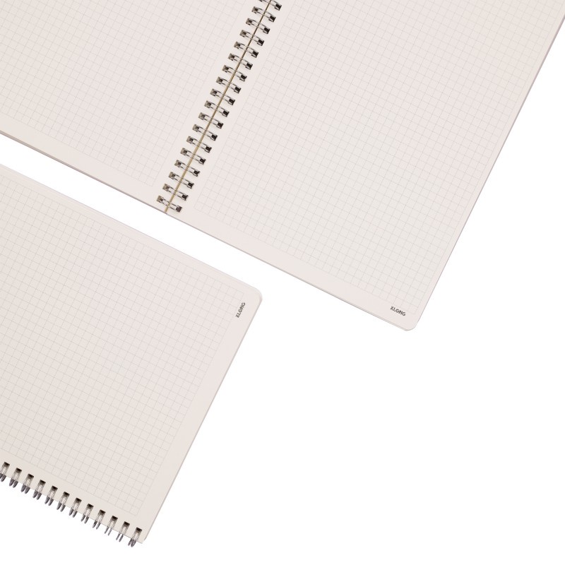 SỔ KLONG B5 caro NÉT ĐỨT 120 TRANG 100gsm lò xo kép, ô 5x5mm, HXGS sổ tập vở klong MS 852