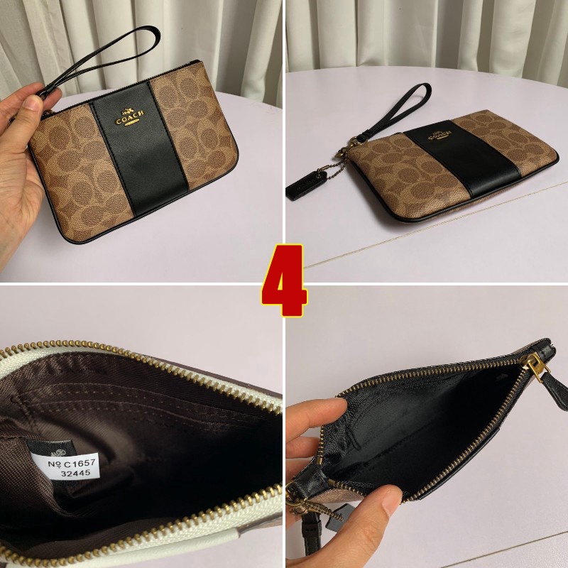 ♀Ví Canvas Họa Tiết Chữ Ký Coach 32445 67070 87642 f32445 f67070 f87642