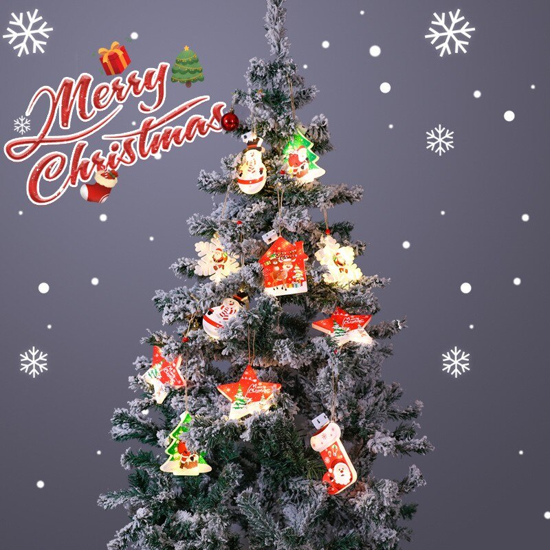 Đèn Led Treo Trang Trí Cây Thông Noel