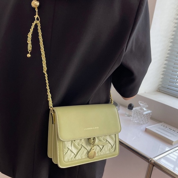 Túi đeo chéo vân đan - Hàng loại 1 - TB.Store DC470 20x14x8