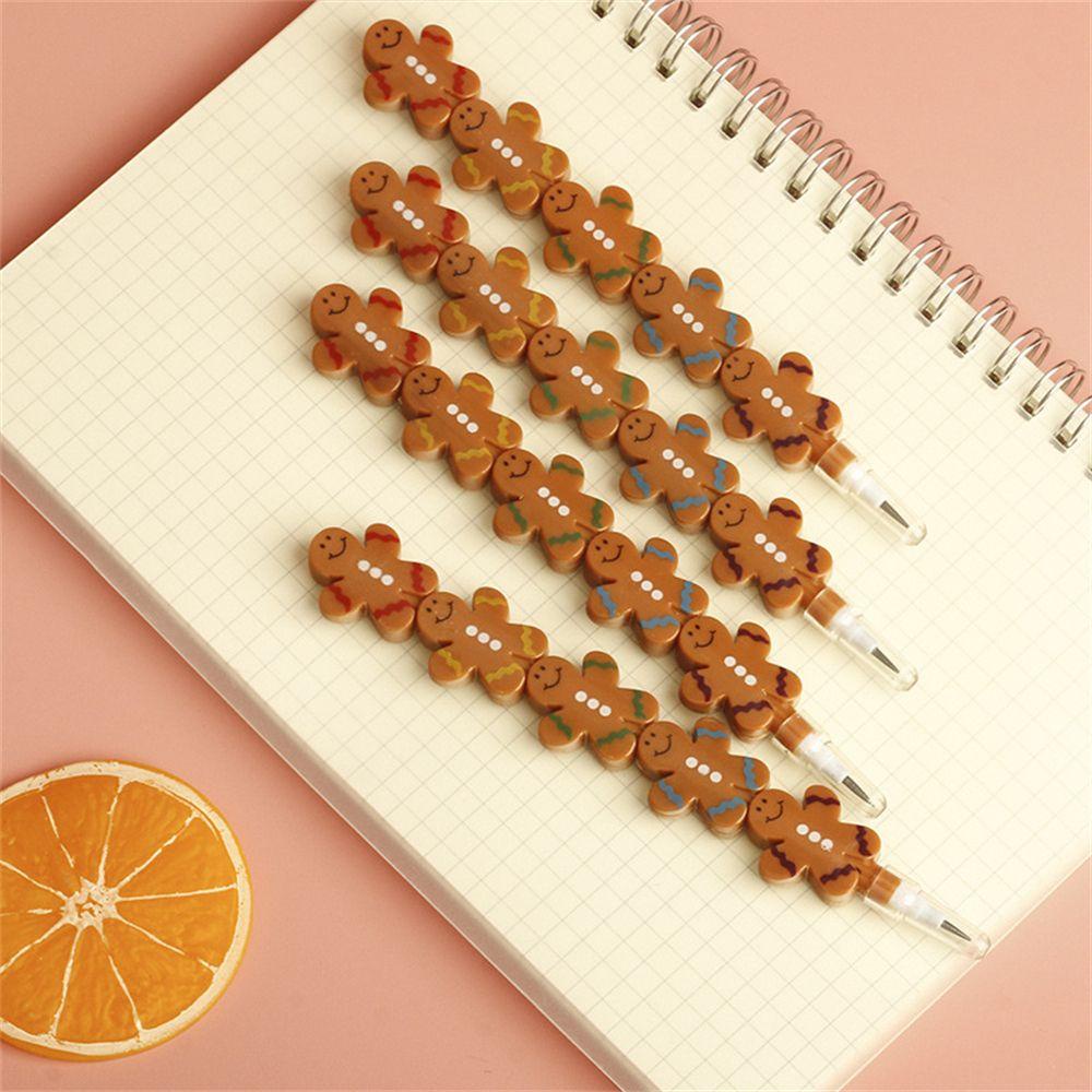 Bút Chì Có Nắp Hình Người Tuyết Giáng Sinh Dành Cho Học Sinh / Văn Phòng