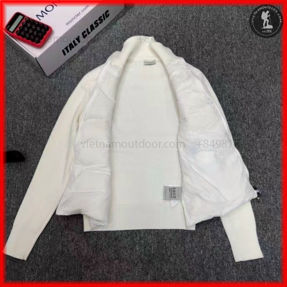 Áo phao phối len Thời trang MONCLER