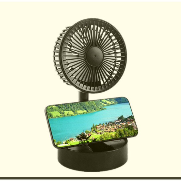QUẠT MINI ĐỂ BÀN 3 MÀU DÙNG ĐIỆN TRỰC TIẾP SÀI PIN KHI CÚP ĐIỆN CÓ SẴN PIN SIÊU TIỆN LỢI