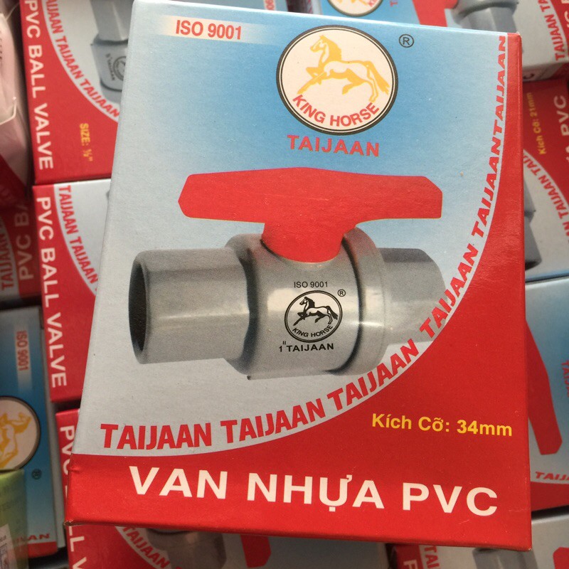 Van nhựa pvc phi 34