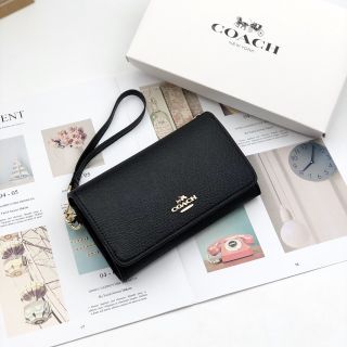 Ví Coach Signature cầm tay Da thật Authentic