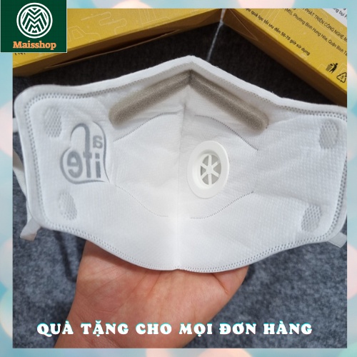 Khẩu trang SAFELIFE trẻ em cacbon chống bụi mịn cao cấp