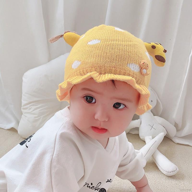 Mũ len ấm áp hình chú nai xinh xắn dành cho bé