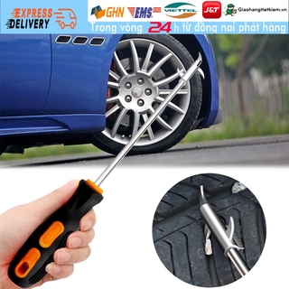【Trong 24h gửi hàng】Cây móc đinh đá 3 chức năng tiện dụng lốp xe hơi xe máy dùng làm tua vít thoát hiểm