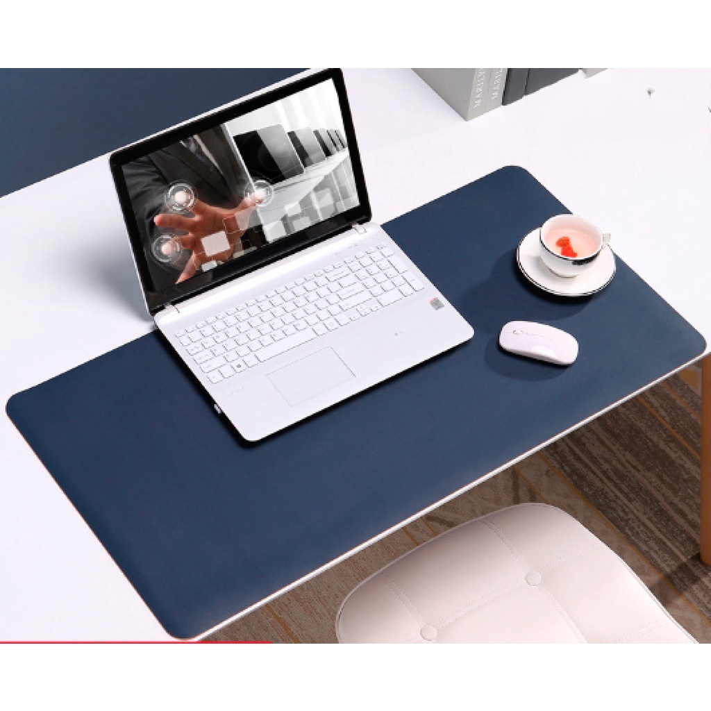 [THANH LÝ] Thảm Trải Bàn Làm Việc Da Cỡ Lớn Kiêm Bàn Di Chuột Máy Tính DeskPad Chống Nước.