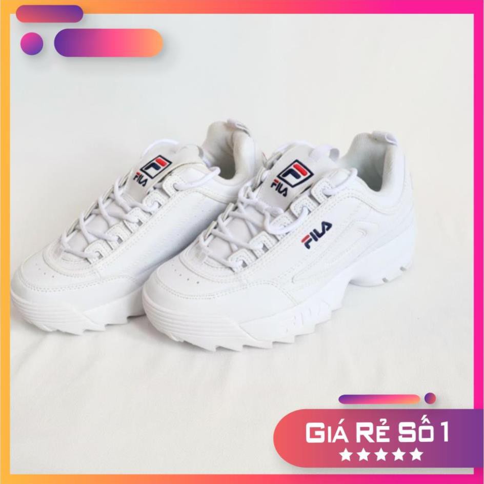 [Sale 3/3] Giày FILA Disruptor 2 Nam nữ Màu Trắng Hàng Chính Hãng NoBox - 1010262 Sale 11 ' > $