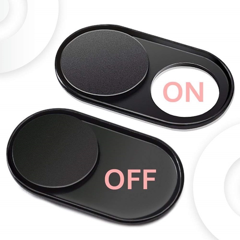 Miếng Dán Bảo Vệ Ống Kính Camera Trước/Sau Bằng Kim Loại Siêu Mỏng Dạng Trượt Cho Laptop/Máy Tính Bảng