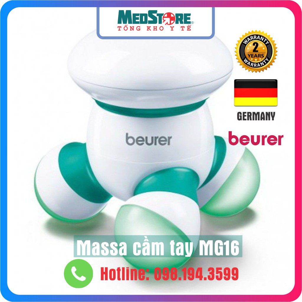 Máy massage cầm tay Beurer MG16, Bảo hành chính hãng 2 năm