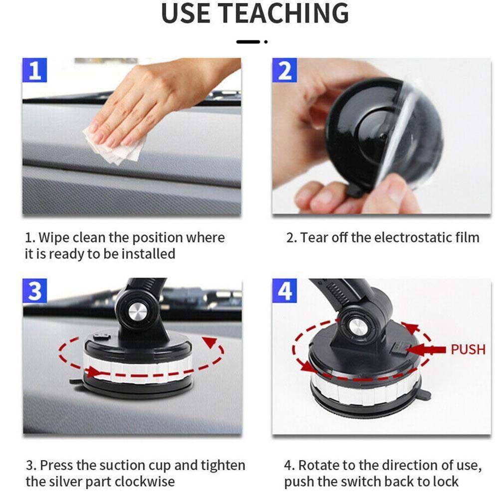 Giá Đỡ Điện Thoại Di Động Cỡ Lớn Có Giác Hút Chân Không Đa Năng Cho Xe Hơi Xe Tải