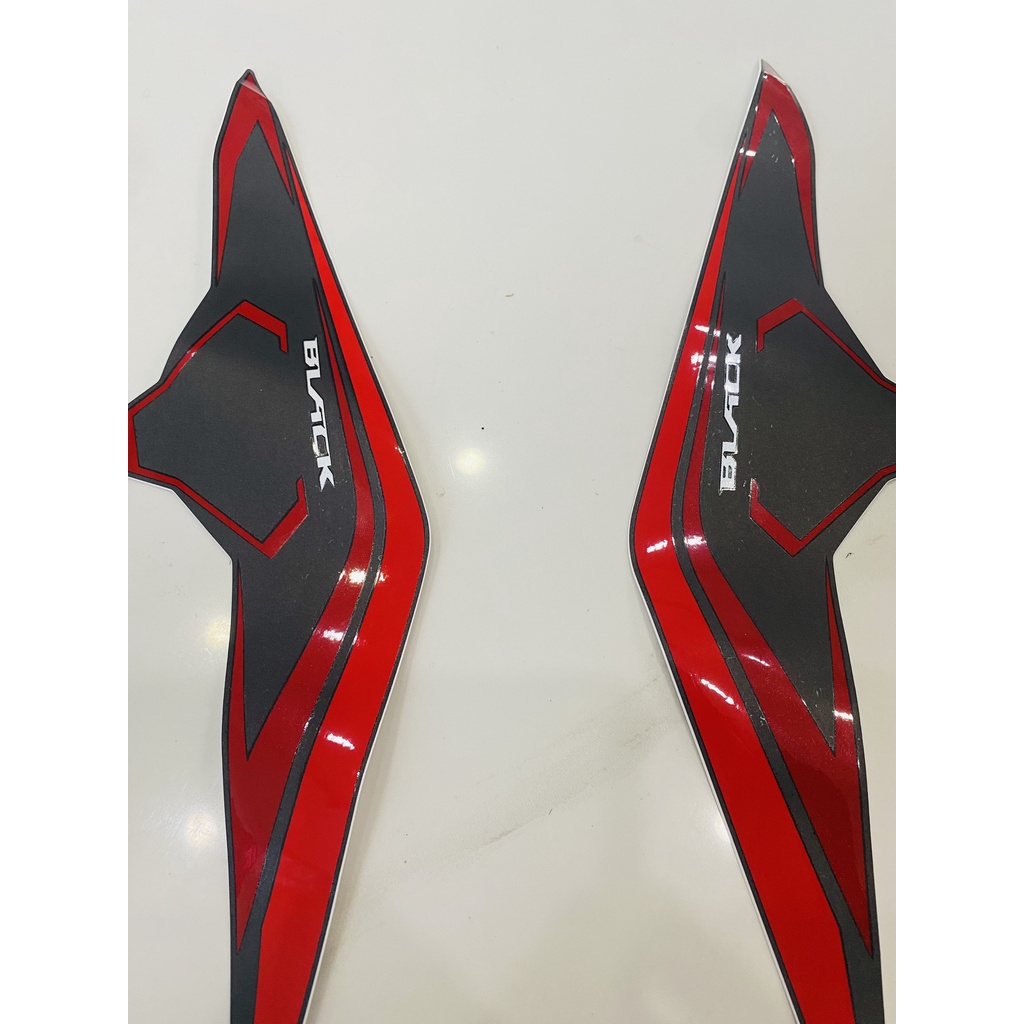 Nguyên bộ tem rời 3 lớp zin thái dán xe máy Honda Airblade 2016 black edition đen nhám